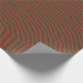Rood en groen patroon inpakpapier (Hoek)