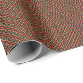 Rood en groen patroon inpakpapier (Rol Hoek)