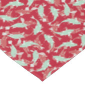 Rood en groen patroon - Koi Fish Tafelkleed (Gekanteld)