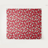 Rood en groen patroon - Koi Fish Wandkleed (Voorkant (horizontaal))