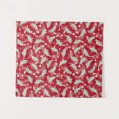 Rood en groen patroon - Koi Fish Wandkleed (Voorkant (horizontaal))