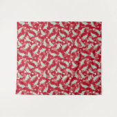 Rood en groen patroon - Koi Fish Wandkleed (Voorkant (horizontaal))