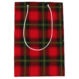 Rood en groen patroon medium cadeauzakje