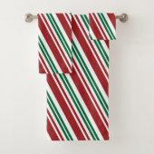 Rood- en Groen Peppermint Bad Handdoek (Insitu)