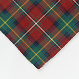 Rood en Groen Plaid Clan Boyd Tartan Fleece Deken