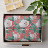 Rood en Groen Preppy Kerstman Tissuepapier (Geschenk)