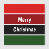 Rood en groen prettig kerstfeest (Voorkant)