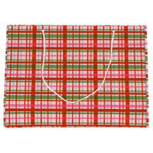 Rood en groen Schots kersttartaan