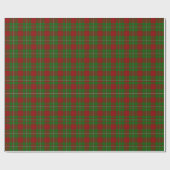 Rood en groen Schotse Tartan Plaid Cadeaupapier (Vlak)