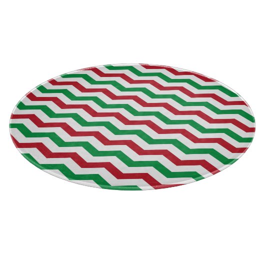 Rood- en groen snijpunt Chevron Snijplank (Hoek)