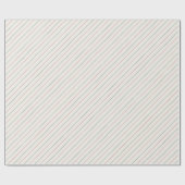 Rood en groen snoepgoed stripe kerstverpak cadeaupapier (Vlak)