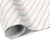 Rood en groen snoepgoed stripe kerstverpak cadeaupapier (Rol Hoek)