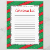 Rood en groen snoepje Boarder Clipart Kerstmis (Voorkant)