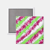 Rood en Groen Splatter verhit Magneet (Voorkant / Achterkant)