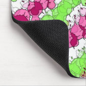 Rood en Groen Splatter verhit Muismat (Hoek)