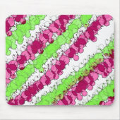 Rood en Groen Splatter verhit Muismat (Voorkant)