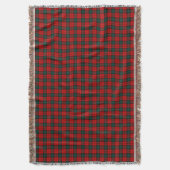 Rood en Groen Stewart van Atholl Clan Tartan Deken (Voorkant Verticaal)
