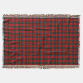 Rood en Groen Stewart van Atholl Clan Tartan Deken