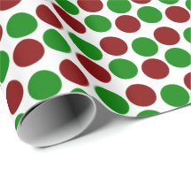 Rood en groen Stip op witte feestdag
