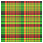 Rood en groen stof (Swatch)