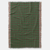 Rood en groen Tartan Drijfband Deken (Voorkant Verticaal)
