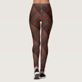 Rood en groen Tartan Leggings (Achterkant)