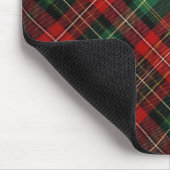 Rood en groen Tartan Muismat (Hoek)