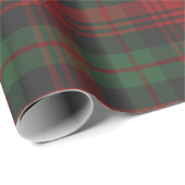 Rood- en Groen Tartan Pset Holiday Cadeaupapier (Rol Hoek)