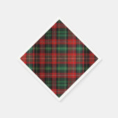 Rood en groen Tartan Servet (Hoek)