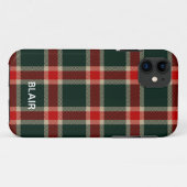 Rood en Groen Tartan Telefoonhoesje Case-Mate iPhone Case (Achterkant (horizontaal))