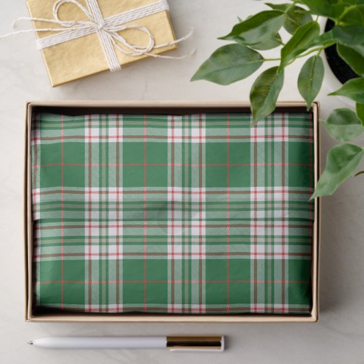 Rood en groen tissuepapier (Geschenk)