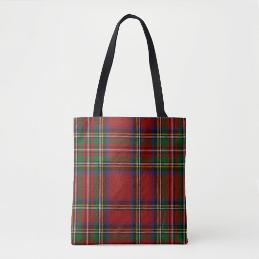 Rood en groen tote bag (Voorkant)