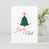 Rood en groen: Traditionele charme Feestdagenkaart (Staand voorkant)