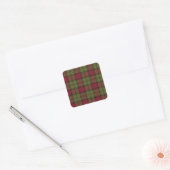 Rood en groen vierkante sticker (Envelop)