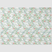 Rood en groen Waterverf Kerstmis Tissuepapier (Voorkant)