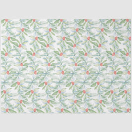 Rood en groen Waterverf Kerstmis Tissuepapier