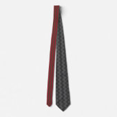 rood en groen zigzag stropdas (Achterkant)