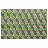 Rood en Groene Bark Stripes Stof (Fat Quarter)