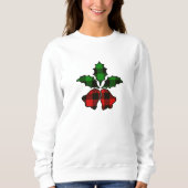 Rood- en groene buffels met kersttaartjes trui (Voorkant)