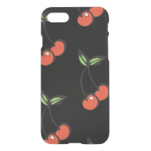 Rood- en Groene Cherry-iphone 7 Hoesje