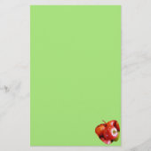Rood- en Groene Delicious Apples Stationery Briefpapier (Voorkant)