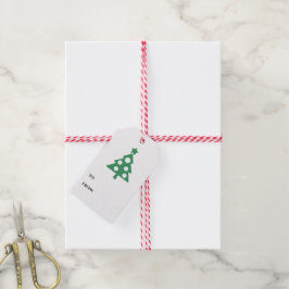 Rood- en Groene feestdagen — Gift Labels Cadeaulabel