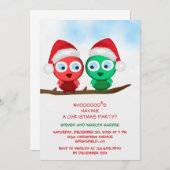 Rood- en Groene kerstfeestdag Kaart (Voorkant / Achterkant)