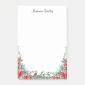 Rood- en Groene kerstfeestjes Aangepaste notities Post-it® Notes (Voorkant)