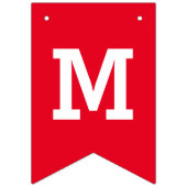 Rood- en groene kerstfeestvlaggen vlaggetjes (Eerste vlag)