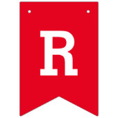 Rood- en groene kerstfeestvlaggen vlaggetjes (Derde vlag)