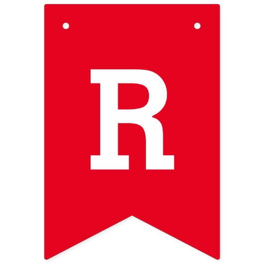 Rood- en groene kerstfeestvlaggen vlaggetjes (Derde vlag)