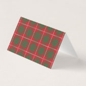 Rood- en groene kerstkaarten kaart (Achterkant)