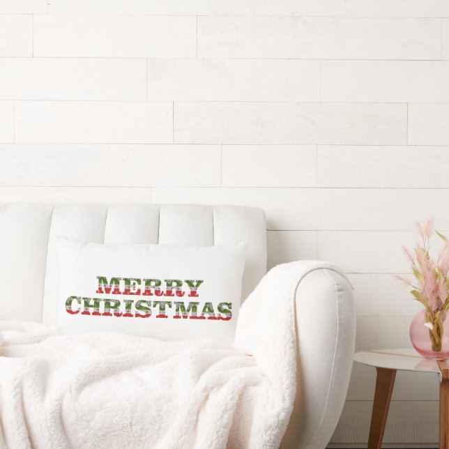 Rood- en Groene kerstkeuken | Vakantie Kussen (Bank)