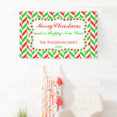 Rood- en Groene Kerstmis Spandoek (Insitu)